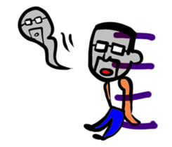 Beard and glasses (your face series) sticker #13372265