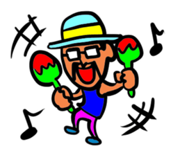 Beard and glasses (your face series) sticker #13372269