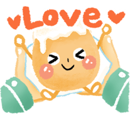 Love & Peace Baumkuchen Angel sticker #13374098