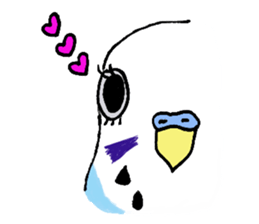 Q & P the budgies sticker #13374121