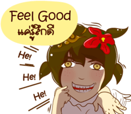 Cartoon lady Isan2 sticker #13375032