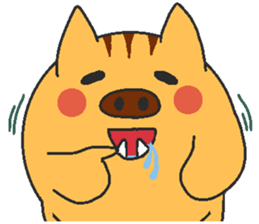 Love oriental Zodiac[wild boar] sticker #13375081