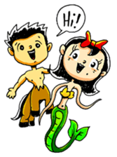 Mermaid & Centaur Fantasy Cool Stickers sticker #13375686