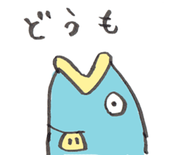 Surreal and Funny fish2 sticker #13375926