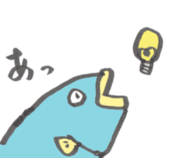 Surreal and Funny fish2 sticker #13375931