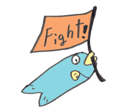 Surreal and Funny fish2 sticker #13375950