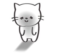 Friendly cat! sticker #13375987