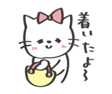 Friendly cat! sticker #13375991
