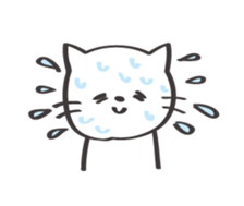 Friendly cat! sticker #13375994