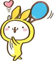 Rabbit, wear a costume.2 sticker #13376862