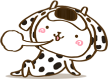 Rabbit, wear a costume.2 sticker #13376866