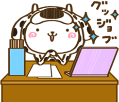 Rabbit, wear a costume.2 sticker #13376868