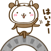 Rabbit, wear a costume.2 sticker #13376870