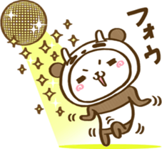 Rabbit, wear a costume.2 sticker #13376872