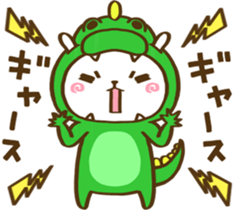 Rabbit, wear a costume.2 sticker #13376874