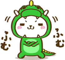 Rabbit, wear a costume.2 sticker #13376875