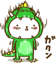 Rabbit, wear a costume.2 sticker #13376876