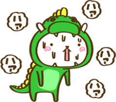 Rabbit, wear a costume.2 sticker #13376877