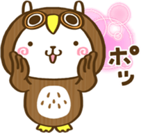 Rabbit, wear a costume.2 sticker #13376880