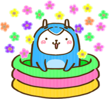 Rabbit, wear a costume.2 sticker #13376884
