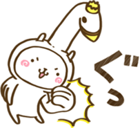 Rabbit, wear a costume.2 sticker #13376897