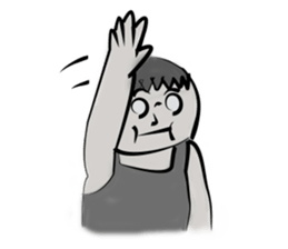 Fat guy a live sticker #13377411