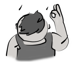 Fat guy a live sticker #13377413