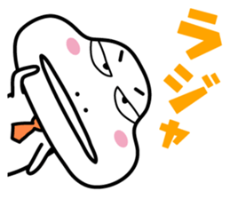 Dinosaur on the edge of a cliff(2) sticker #13377555