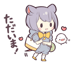 LOVELY TINY MOUSE 2 sticker #13378456