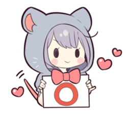 LOVELY TINY MOUSE 2 sticker #13378482