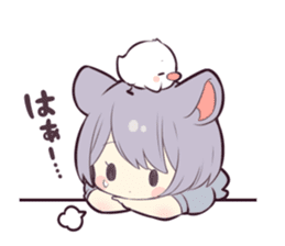 LOVELY TINY MOUSE 2 sticker #13378489