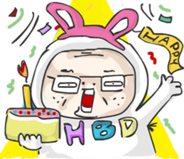 old play boy funny sticker #13379617