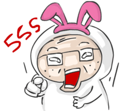 old play boy funny sticker #13379618