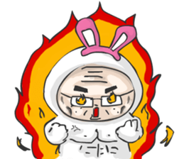 old play boy funny sticker #13379624