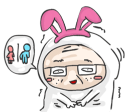 old play boy funny sticker #13379640