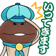 Nameko with Friends all over the World sticker #13379728