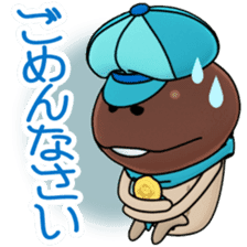 Nameko with Friends all over the World sticker #13379730