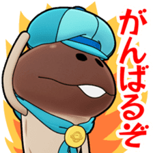 Nameko with Friends all over the World sticker #13379734