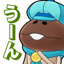 Nameko with Friends all over the World sticker #13379735