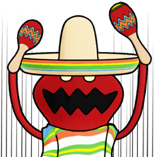 Nameko with Friends all over the World sticker #13379762