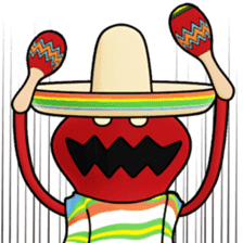 Nameko with Friends all over the World sticker #13379762