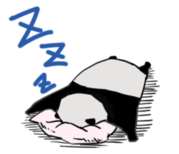Super cute panda-kun sticker #13380217