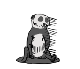 Super cute panda-kun sticker #13380219