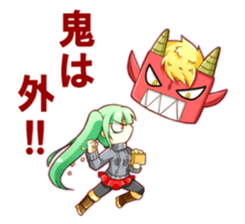 [For Fall] Akina-chan and mahuyu-chan sticker #13380932