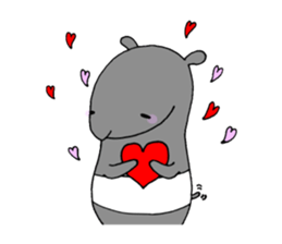 A day in the life of tapir. sticker #13380947