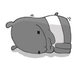 A day in the life of tapir. sticker #13380961