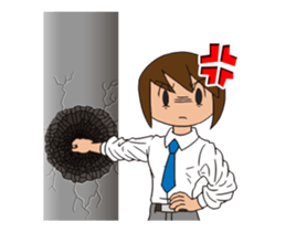 JP High school boy Animated sticker #13381457