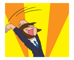 JP High school boy Animated sticker #13381467