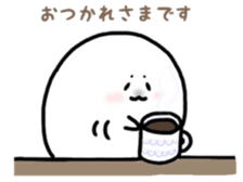 Young Phoca largha Sticker sticker #13381713