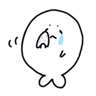 Young Phoca largha Sticker sticker #13381722